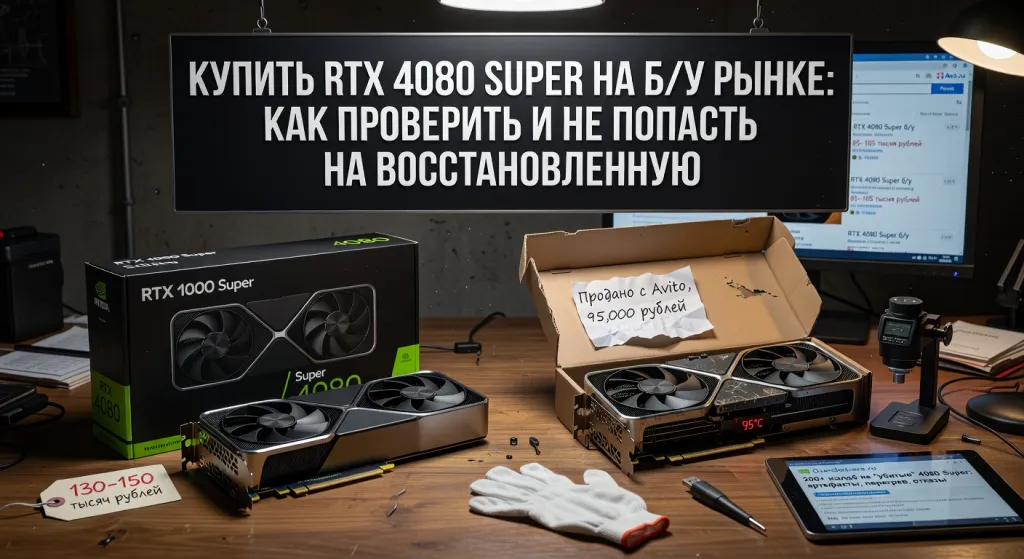 Купить RTX 4080 Super на б/у рынке: как проверить и не попасть на восстановленную