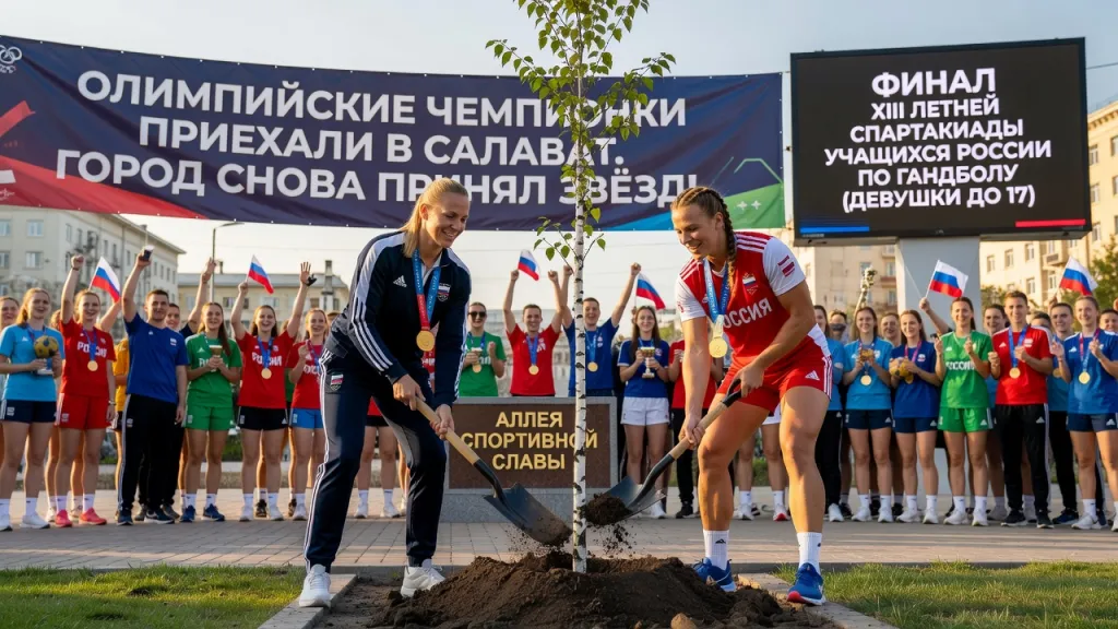 Олимпийские чемпионки приехали в Салават. Город снова принял звёзд!